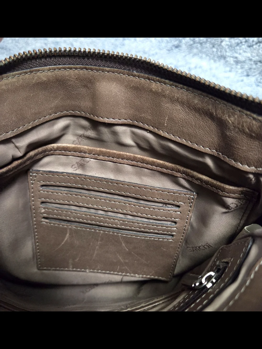 Satchi Leather Crossbody Bag